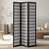 Room Divider, 3 Panel Japanese Room Divider, Wood Folding Privacy Screen Indoor, Japanese Partition Dividers Portable Decoration Screens