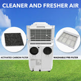 Whynter ARC-110WD 11,000 BTU (5,900 BTU SACC) Portable Air Conditioner, White