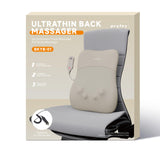pryfey Back Massager, Rolling Up and Down Back Massager with Heat, Back Massage 4D Kneading for Pain Relief Deep Tissue, Ultrathin Shoulder Massager Mother's Day Gift for Women Men Parents, Khaki