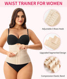 Gotoly Waist Trainer for Women Corset Shapewear Tummy Control Faja Body Shaper Postpartum Segmented Waist Cincher(Beige,3X-Large)
