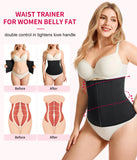 Gotoly Waist Trainer for Women Zipper Corset Shapewear Tummy Control Faja Body Shaper Waist Cincher Workout Girdle(Black,3X-Large)