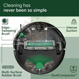 iRobot Roomba 205 DustCompactor Vac Robot Vacuum - Compacts Dirt Inside, No Emptying for 60 Days, Space Saving, No Dock Needed, Bagless, Intense Power-Lifting Suction, LiDAR Navigation, Multi-Surface