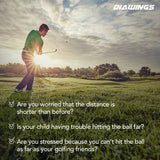 Diawings Max Distance Golf Balls | Distance for Lower Swing Speed Players | 36 Ball Package | DIAWINGS W