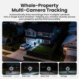SOLIOM 4K Wireless Outdoor Solar Security Camera System, 2-Cam Kit