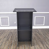Black MDF Wood Podium Church Pulpit School Lectern Conference Debate Stand