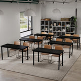 Conference Tables 9ft Office Computer Desk for Meeting Room Study Writing Printer Podcast Table Save Space