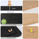 MaxGear Extra Large Bulletin Board 72" x 48", Foldable Felt Board Vision Board Supplies, Cork Board for Office, Home, School, Small Pin Boards for Walls Decorative Display Board Black