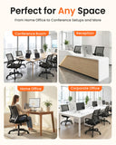 NEO CHAIR Office Desk Computer Chair Ergonomic Mesh Gaming Mid Back Seat with Comfy Lumbar Support Adjustable