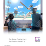 Epson EpiqVision Mini EF21 Portable Smart Laser Projector, Bright 1,000 Lumens, FHD 1080p HDR, 3-Chip 3LCD, Google TV, White