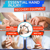 6Pcs Finger Strengthener with 3 resistance levels - Elastic Silicone Finger Exerciser with Shape-Retention and Ergonomic Design - Tear-Resistant Hand Stretcher with Comfort Grip for Hand Recovering