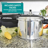 Mirro 92180A Polished Aluminum 10-PSI Pressure Cooker Cookware, 8-Quart, Silver -