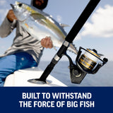 Penn 6'6" Battle IV Spinning Fishing Rod and Reel Combo Kit, 6000 Reel, CNC Gear Technology, Full Metal Body and Sideplate, HT-100 Drag System