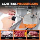 EKway Commercial Electric Meat Saw, 750W Bone Saw For Butchering,110V Meat Bandsaw, Bone Cutting Machine with 2 Saw Blades,0.39-4.3 Cutting Thickness,Sawing for Chicken Fish Chops Bone Trotter Beef