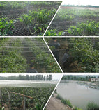 Flower Bed/Farmland/Fish Ponds/Garden Protective Mesh Net - 1 inch Mesh Size,Anti Bird Fence Netting - Reusable & Cuttable, White Clear Nylon Fabric(35x45m/114.8x147.6ft)