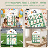 DegoCython My First Year Photo Frame,wooden 12 month picture frame for baby first year, t 2x3 Inch Picture Holder With Hang Hooks, Desktop Display For Infant 0-12 Months, Baby Gift, Birthday Party