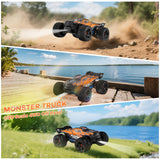 Nikuku Remote Control Car, High Speed All Terrain Off Road Fast RC Cars with 2.4 GHz,1:20 Scale Max 38 KPH 4WD Electric RC Truck Toys, Christmas Birthday Gifts for Adults & Teen Boys