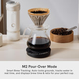 OutIn Claro Portable Coffee Scale, Espresso Scale 2kg/0.1g Accurate Measurement, Pour Over Coffee Scale Multiple Modes, Timer Function, Rechargeable