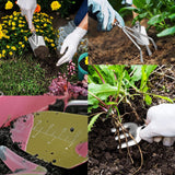 13-Piece Garden Tools Set with Tote Bag & Apron, Repotting Mat - Stainless Steel Heavy Duty Planting Kit