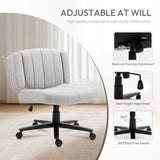 Ergonomic Office Chair - Wide Seat Criss Cross Back Design, Adjustable Arms