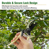 Garden Tool Set, 9-Piece Heavy-Duty Gardening Tool Set with Stylish Tool Bag, Multiple Storage Pockets