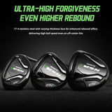 PGM Men's Complete Golf Club Sets - 12 Pieces - 3 Wood (#1,3,5), 1 Hybrid (#4H), 6 Irons(#5,6,7,8,9,PW), RH