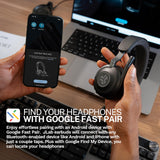 Epic Work Wireless Headset with Microphone, Smart Active Noise Cancellation, Charging Hub, 90+ Playtime JLab