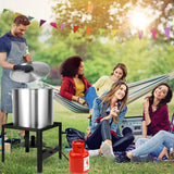 RYHOFOUD Seafood Boil Kit for Crawfish Boil Party, Featuring a Propane Burner, Propane Regulator, and a 80QT Pot