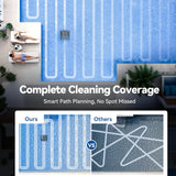 Pondee X5 Robotic Pool Vacuum for Inground Pools, Cordless Cleaner w/ Smart Navigation, 4 Cleaning Modes, 180-Min Runtime, 5550 GPH Suction, Covers up to 3,229 sq.ft, Wall & Waterline