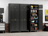 Polup 90" Pantry Cabinet, Tall Metal Storage Cabinet with Doors and Shelves