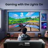 BenQ TK710STi 4K HDR Laser 3200 Lumens Movie and Gaming Short Throw Projector with 4ms Response Time | 240Hz Refresh Rate