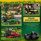 Wiltire 2 Pack 13x5.00-6 Lawn Mower Tubeless Tire,13x5-6 Riding Lawn mower Straight Rib Tread,13x5x6 nhs Tire for riding lawn mowe