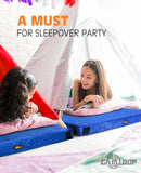 3 INCH Thick Memory Foam Camping Pad Futon Mattress, Portable Floor Sleeping Mat Sleepover Guest Bed Gaialoop