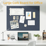 Large Cork Board for Walls 20 Pack Bulletin Board with 100 Adhesive Tabs