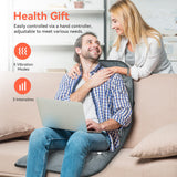 Massager Pad, Massage Mat with 10 Vibrating Motors & 5 Modes, Back Massager with Heat | Long 53" CuPiLo