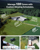 Segway Navimow X430 Robot Lawn Mower Wire Free with Garage X, 4WD for 84% Slopes, Zero-Turn Mowing, Dual 180W Motors, Covers 1 Acre (Garage Shipped Separately)