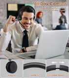 Wireless Headset, Bluetooth Headset with Noise Cancelling Microphone & USB Dongle for PC/Computer/Laptop/Cell Phones Soothielec