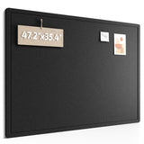 Fluxynara Felt Bulletin Board, 47.2" x 35.4", Black