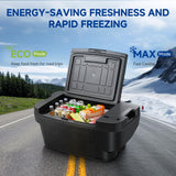 BODEGACOOLER 35L Built-In Car Refrigerator for Tesla Model Y- Ultra-Quiet Fast Cooling to -4℉, Smart App Control