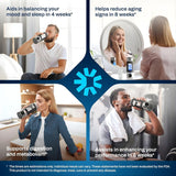 Energilz Hydrogen Water Bottle | 16.2 oz (480 ml) Hydrogen Water Generator | 6000 PPB Hydrogenator Machine | SPE/PEM Ionizer Generator (Silver)