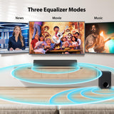Upgraded Sound Bar for TV with 5.9inch Big Powerful 110W Subwoofer, Deep Bass, Bluetooth 5.4, ARC/Optical/AUX/Bluetooth Connect, Surround Sound System for PC/Gaming/Projectors/Gift Pcs