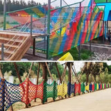 ZXHKZDX Child Safety Net, Balcony Protection Net, Partition Decorative Fishing Net, Durable Nylon Net Braided Rope Net, Playground Ceiling Fence Ladder Railing Net(5x6m)