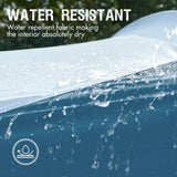 Portal 6 Person Family Camping Tents with Screen Porch, Weather Resistant 7' Tall Tent with Rainfly & Upgraded Poles PORTAL