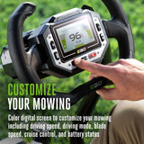 EGO POWER+ Z6 Zero Turn Riding Lawn Mower, 42" Deck, Includes (2) 56V 10.0Ah and (4) 56V 6.0Ah Batteries and 800W Charger - ZT4215S