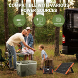 BODEGACOOLER 12 Volt Car Refrigerator, 34Quart (32L) Car Fridge Dual Zone, 12V Portable Freezer APP Control, RV Car Cooler