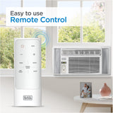 BLACK+DECKER BD08WT6 Window Air Conditioner with Remote Control, 8000 BTU, White