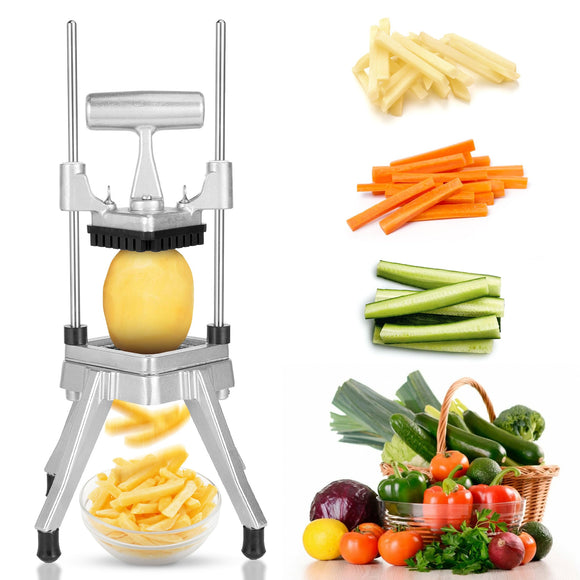 Commercial Vegetable Chopper Dicer Commercial Onion Dicer Cutter Stainless Steel Vegetable Fruit Chopper French Fry Cutter WICHEMI