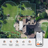 Segway Navimow i105N Robot Lawn Mower Perimeter Wire Free 1/8 Acre RTK+Vision Robotic Lawnmower, AI-Assisted Mapping