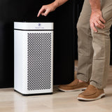Medify MA-40 UV Light Air Purifier with True HEPA H14 Filter | 1,793 ft² Coverage in 1hr for Wildfires Smoke, Odors, Pollen, Pets | Quiet 99.9% Removal to 0.1 Microns | White, 2-Pack