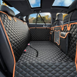 Back Seat Extender for Dogs,Dog Car Seat Cover for Back Seat with Hard Bottom Holds 500 lbs,Car Seat Protector,Waterproof Extender for Dogs,Dog HammockPet Bed for Full-Size Cars,SUVs, Small Trucks