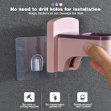 QruiLanTu Hair Dryer Holder Wall Mounted Self Adhesive with Cord Organizer Hands Free Hair Dryer Holder for Bathroom Countertop Blow Dryer Organizer(White)